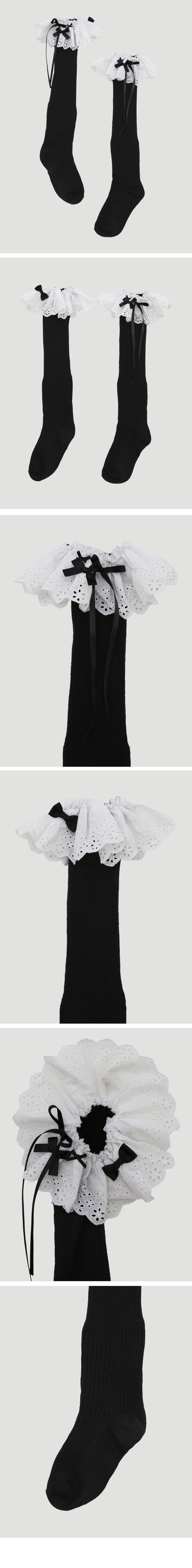 Lace bomb long loose Socks_detail