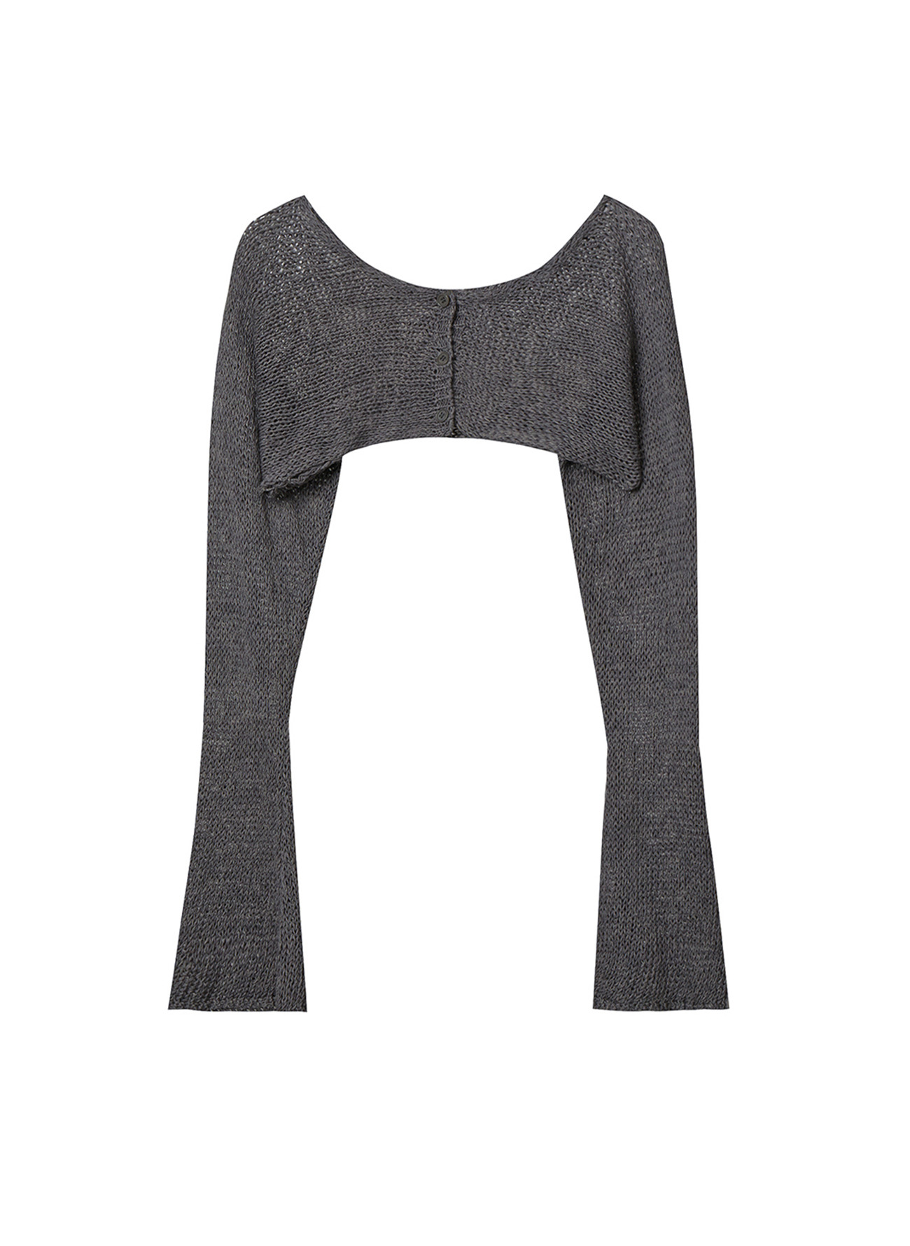 Women's Short Sleeve Cropped Cardigan Open Front Chiffon