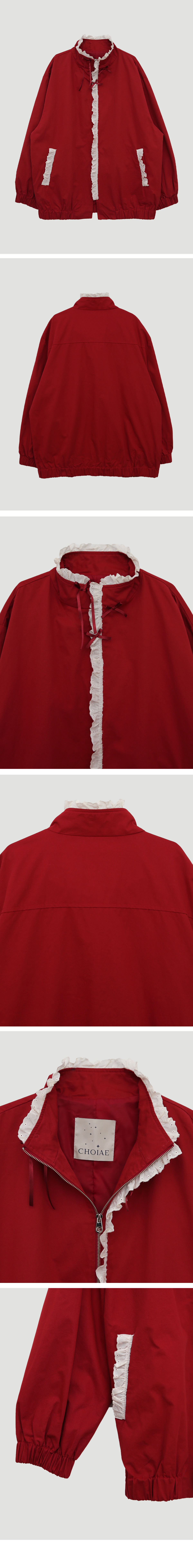 Madeleine race Jumper_Red_detail