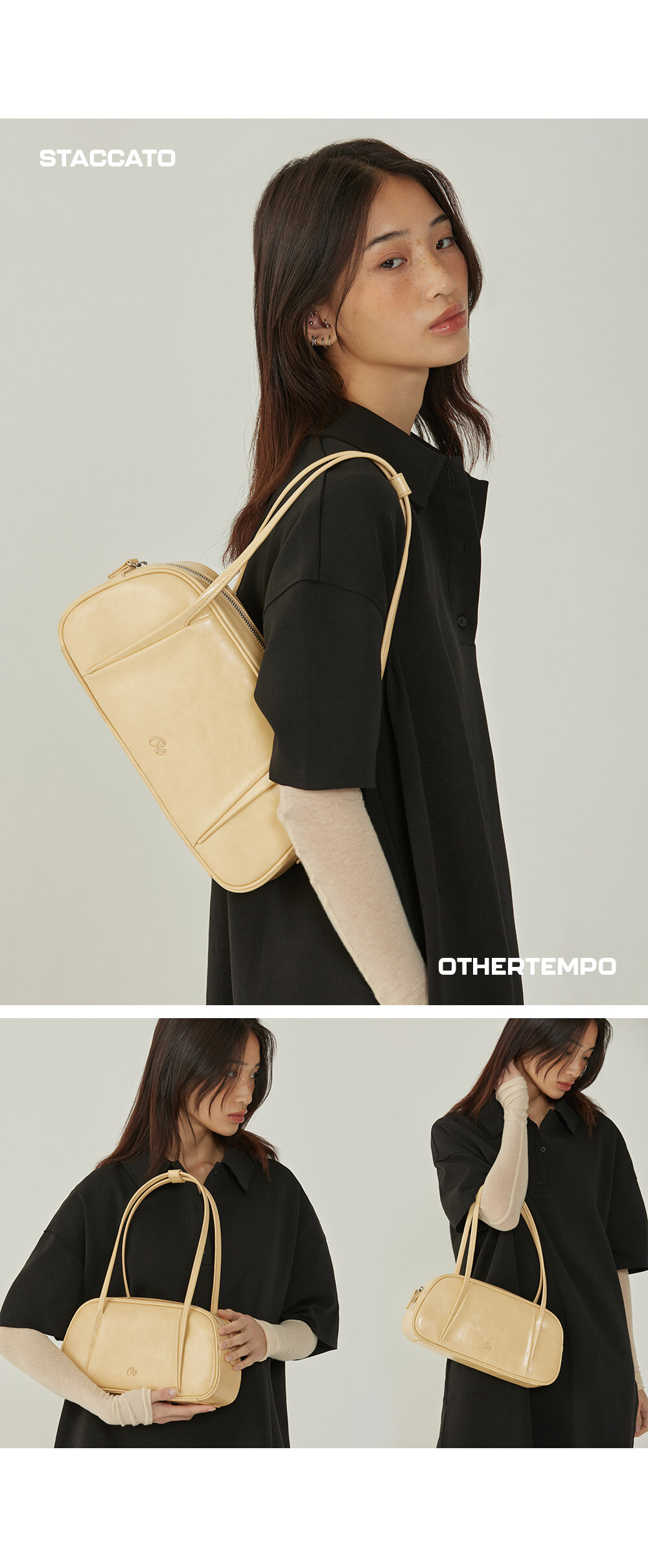 韓国の人気★OTHER TEMPO★Molto ホボバッグ 韓国の人気☆OTHER TEMPO☆Molto ホボバッグ ショルダーバッグ