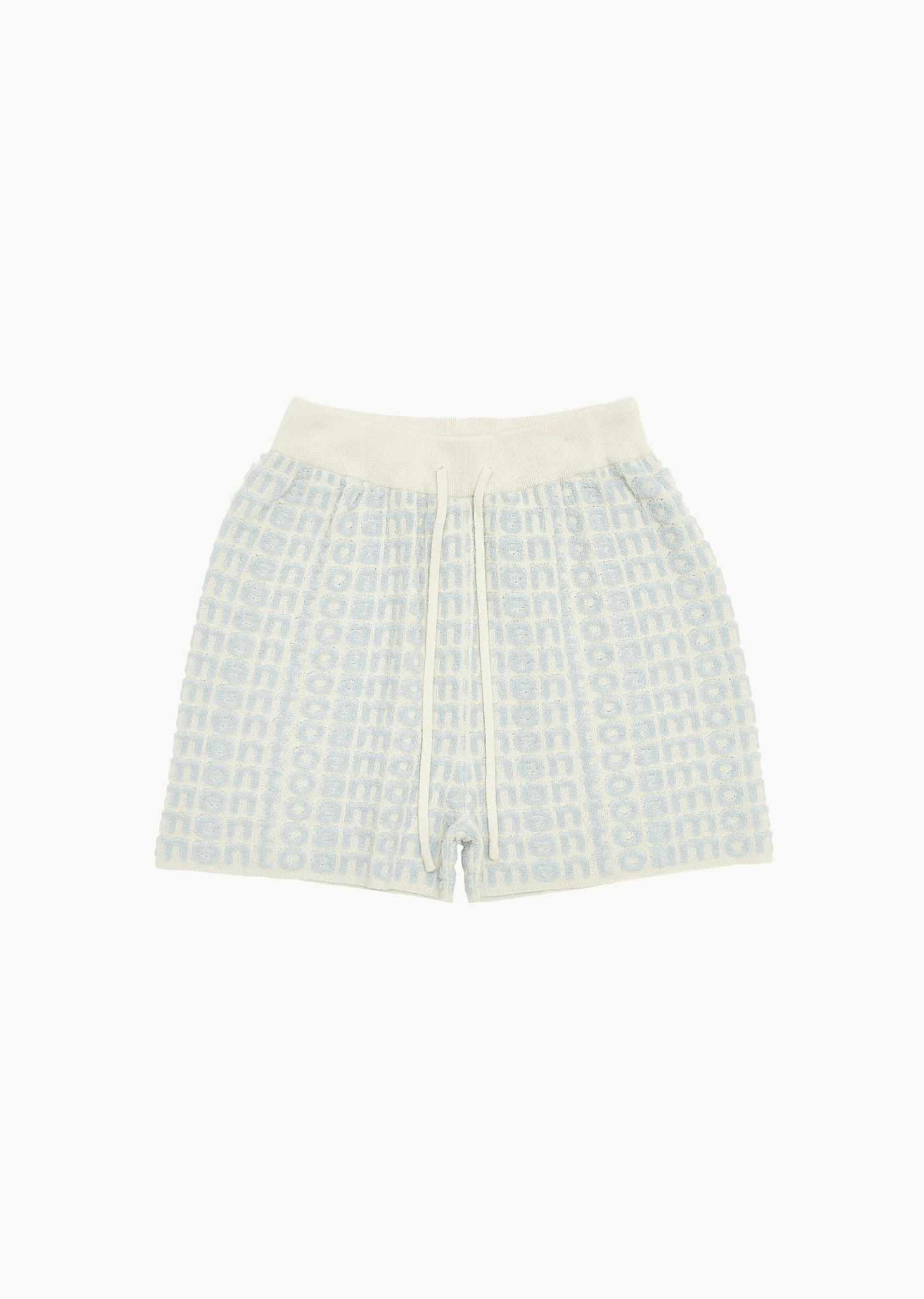【AMOMENTO】23ss BOUCLE LOGO SHORTS Shop AMOMENTO!