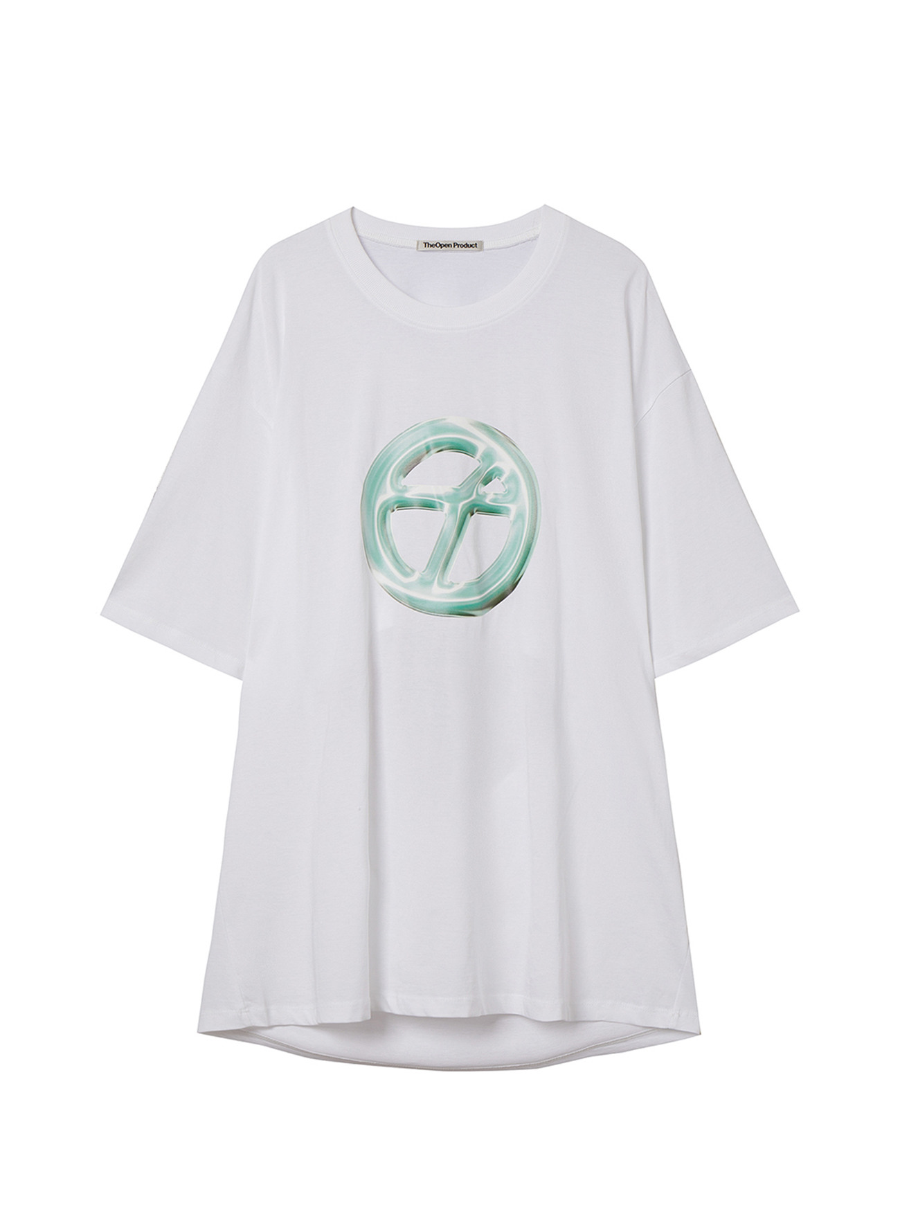 【OPEN YY】BACK SLIT SYMBOL TEE (WHITE) OPEN YY – OEUVR