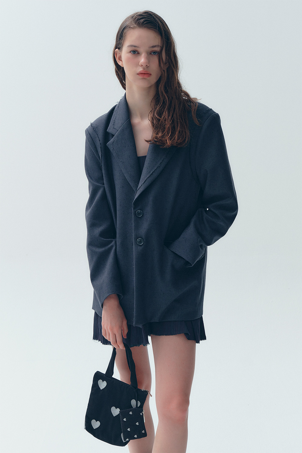 SOFT SEOUL ♥ OVERFIT DAILY SINGLE JACKET /追跡付 한섬 EQL
