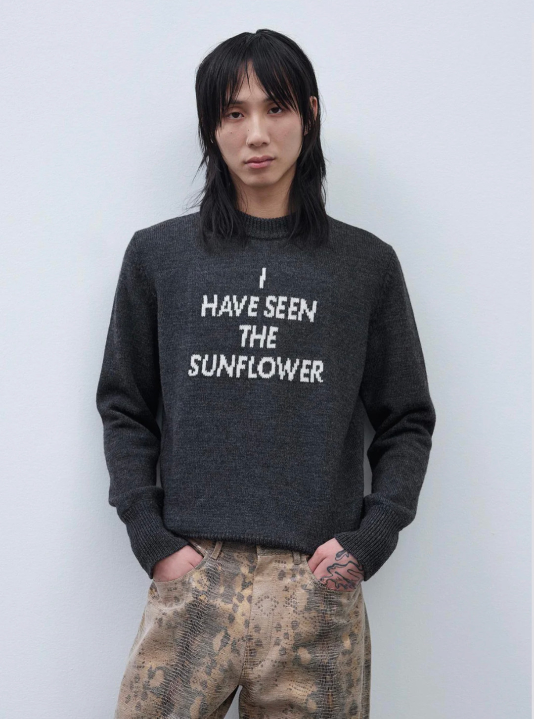 Sunflower】 MOON TEXT KNIT (サンフラワー ニット) Sunflower Men