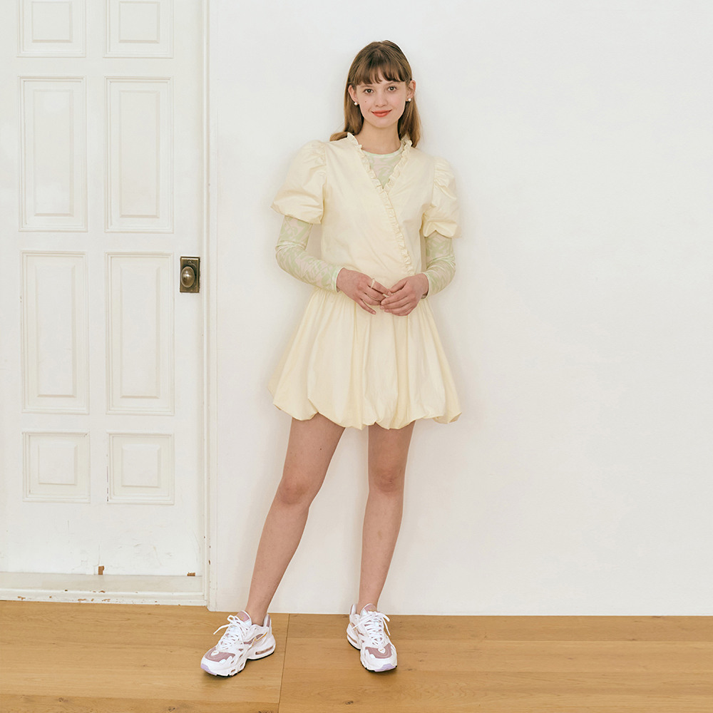 MARGARIN FINGERS ♥ SHIRT BALLOON ONE-PIECE /追跡付 Margarin Fingers
