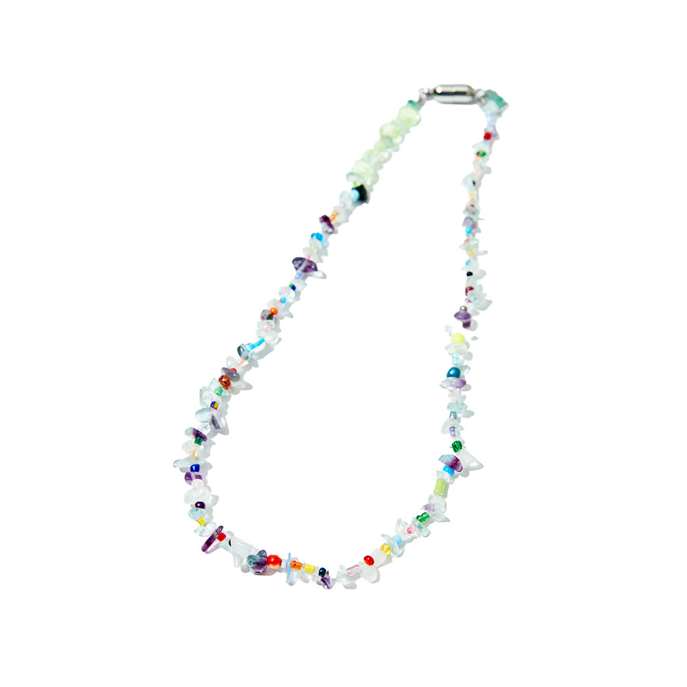 ★ NiRO SERENDIPITY★ CRYSTAL n BEADS MiX NECKLACE #14 한섬 EQL