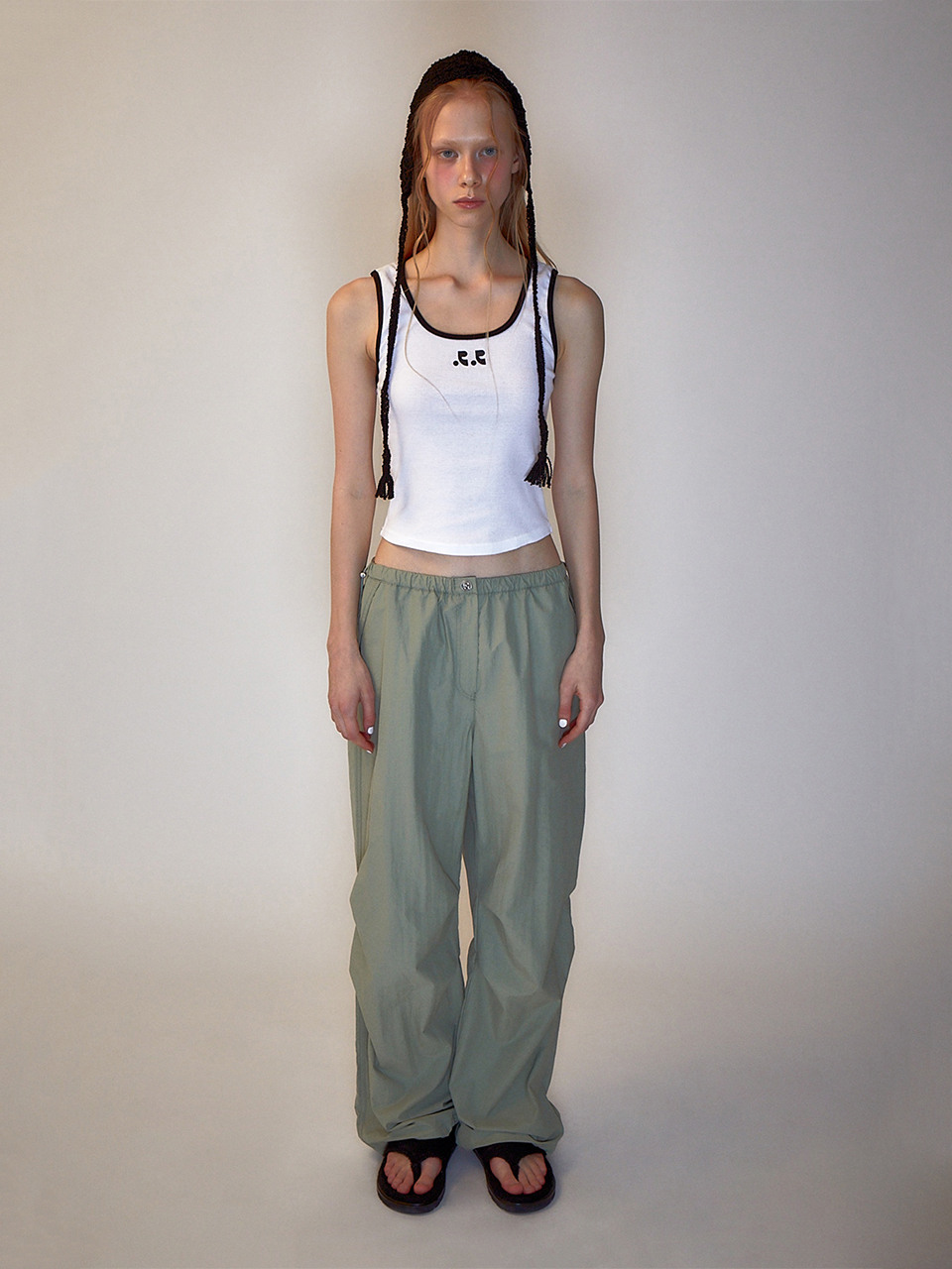 ★韓国人気★Rest & Recreation★RR LOGO STRING PANTS 韓国 Rest & Recreation(レストアンドレクリエーション) パンツ