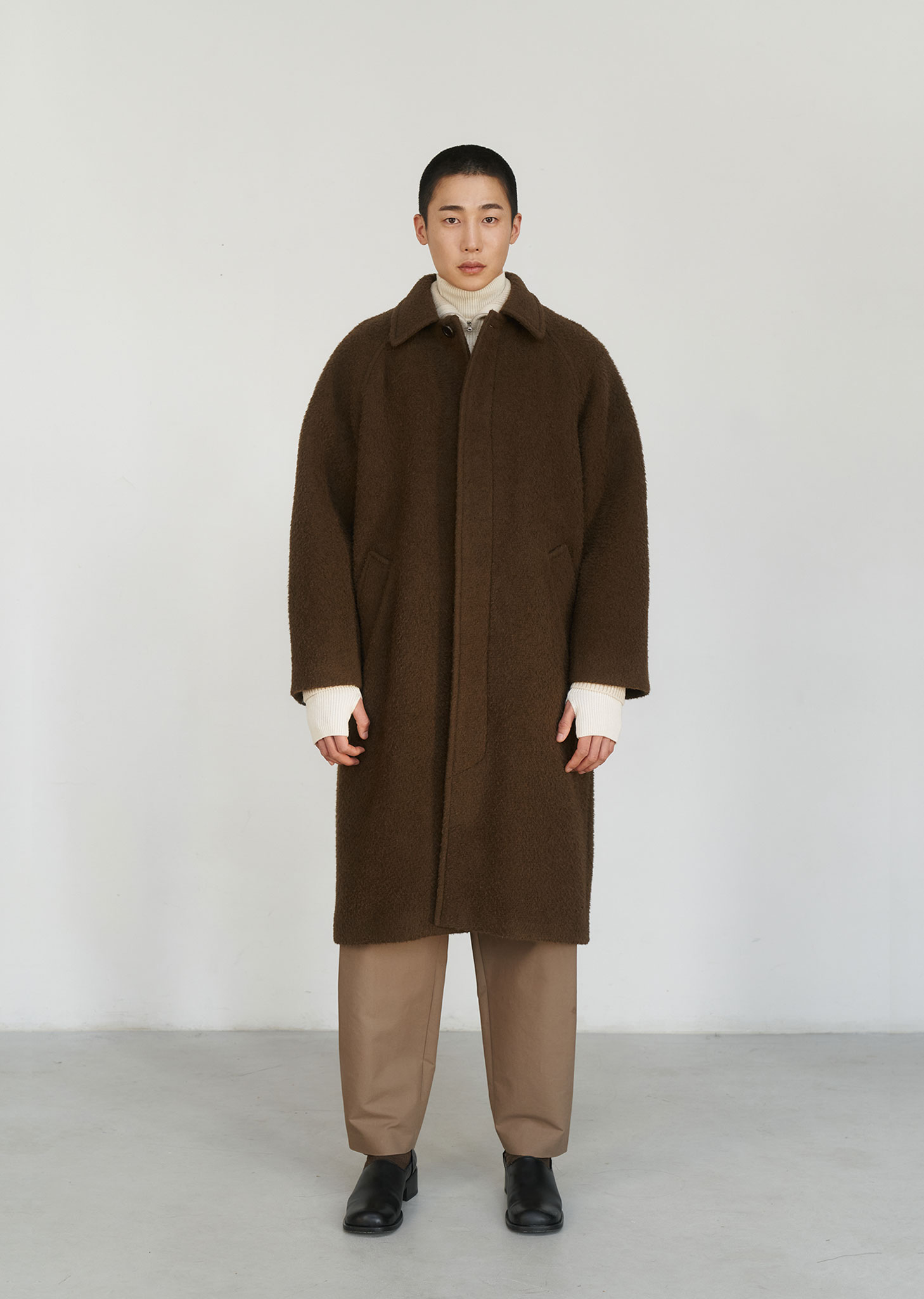 AMOMENTO ALPACA RAGLAN COAT アモーメント MUSINSA | AMOMENTO MENS ALPACA RAGLAN COAT (2COLORS)