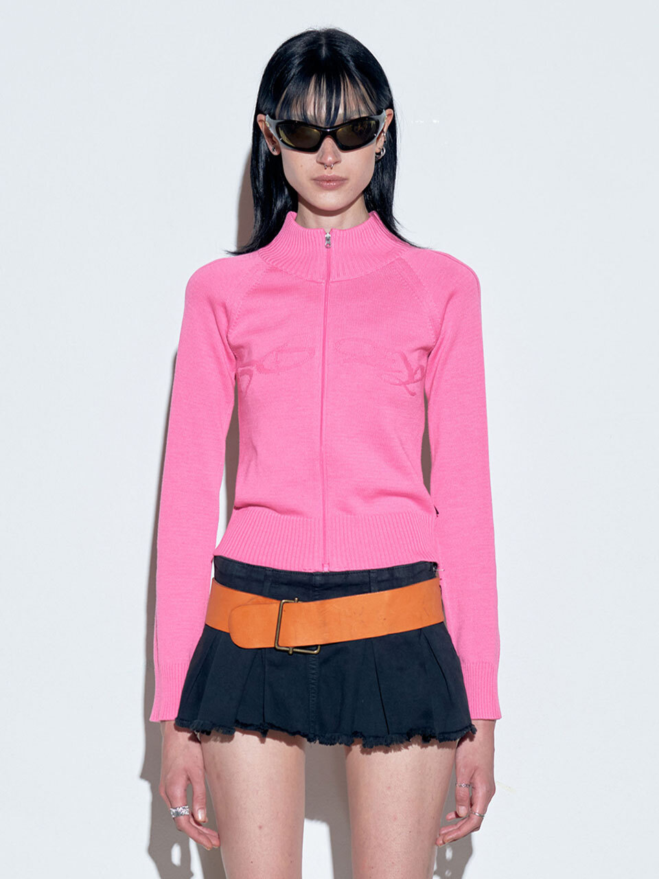 ★SCULPTOR★ Holy Knit ZipUp Acid Pink SC23A216PK 한섬 EQL