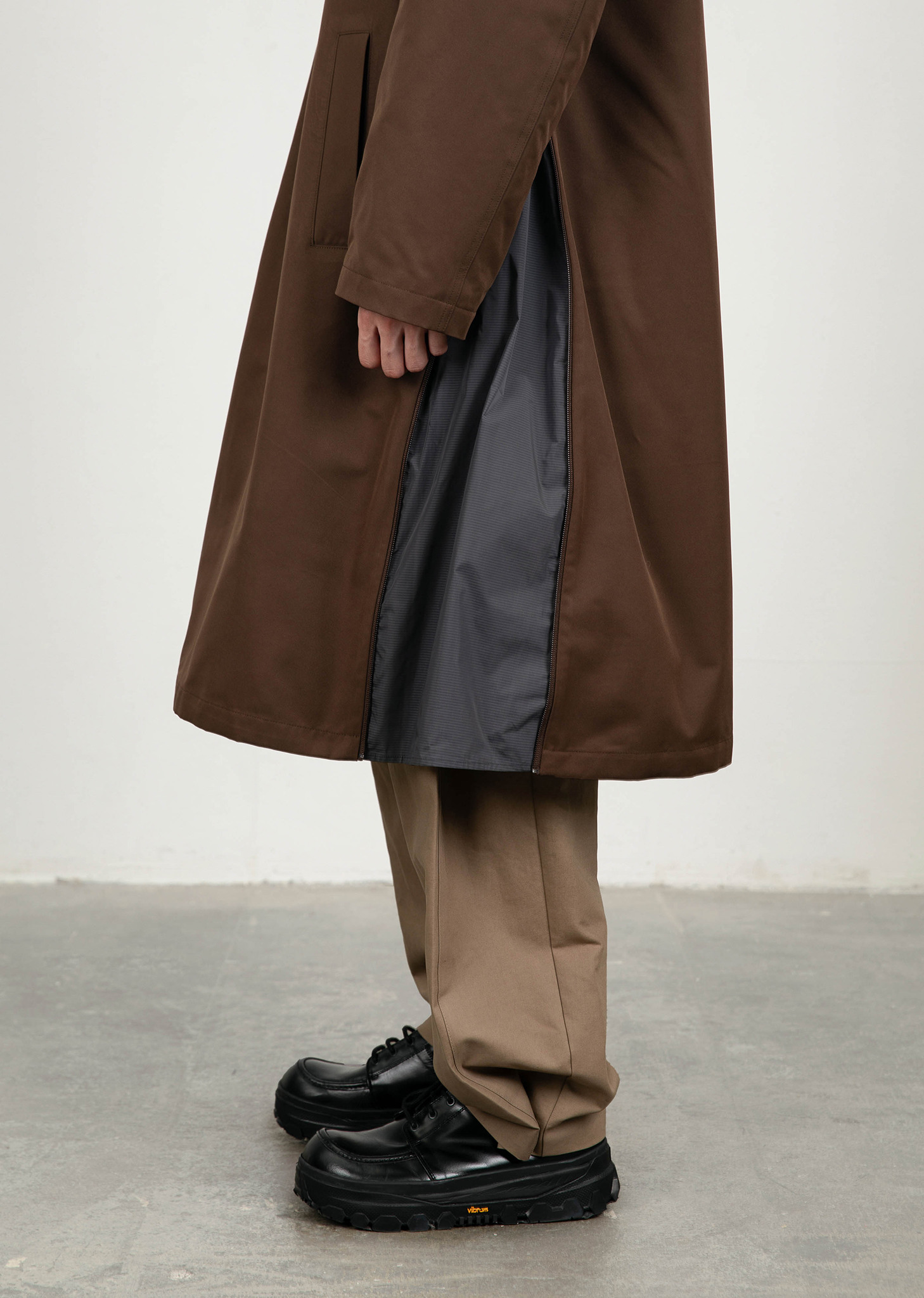 【STUDIO NICHOLSON MAC DELUM COAT】 size:M STUDIO NICHOLSON (スタジオニコルソン) BONDED POWDER COTTON
