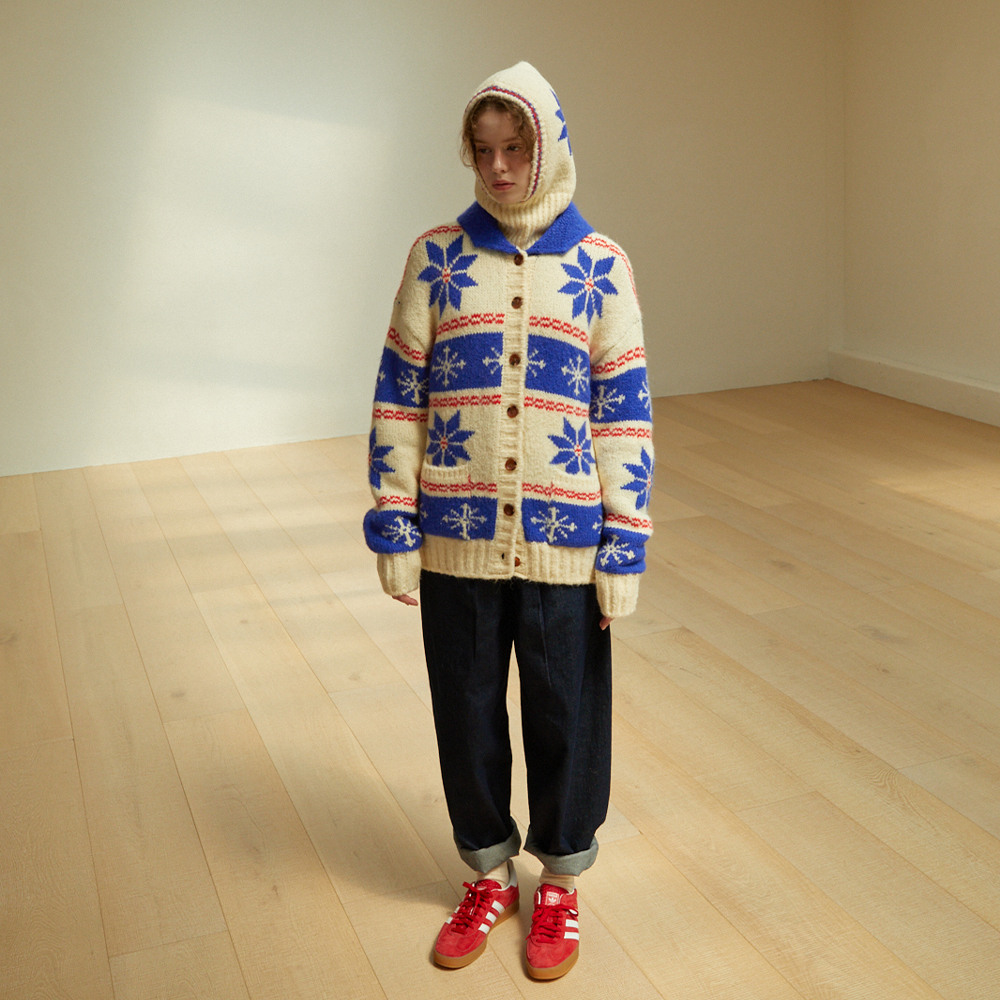 韓国人気☆GREENBUTTER☆ FLAKE ALPACA BALACLAVA 한섬 EQL