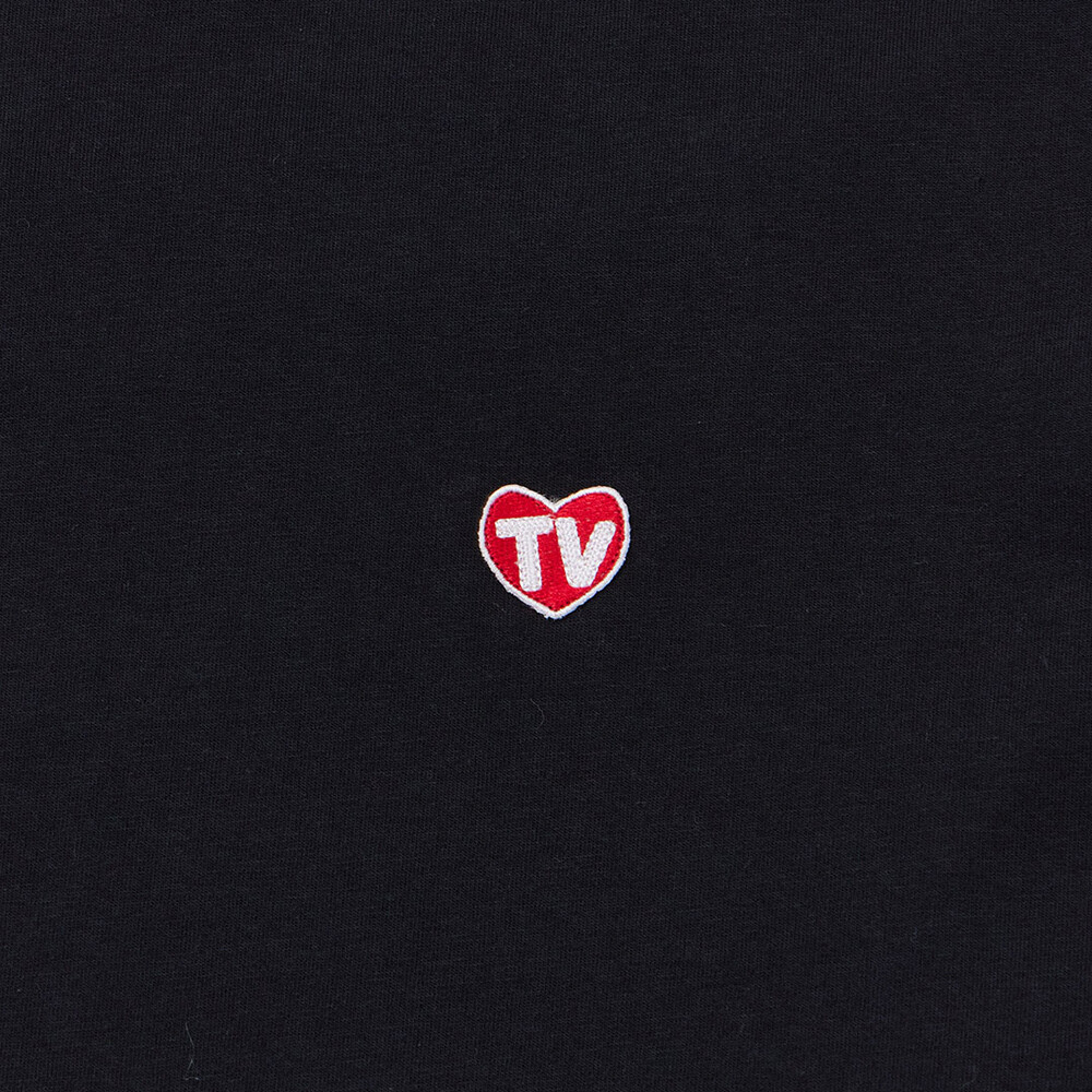 ◆THE MUSEUM VISITOR◆ TV HEART LOGO LONG SLEEVE BLACK 11308 chrome-hearts-la-los-angeles-