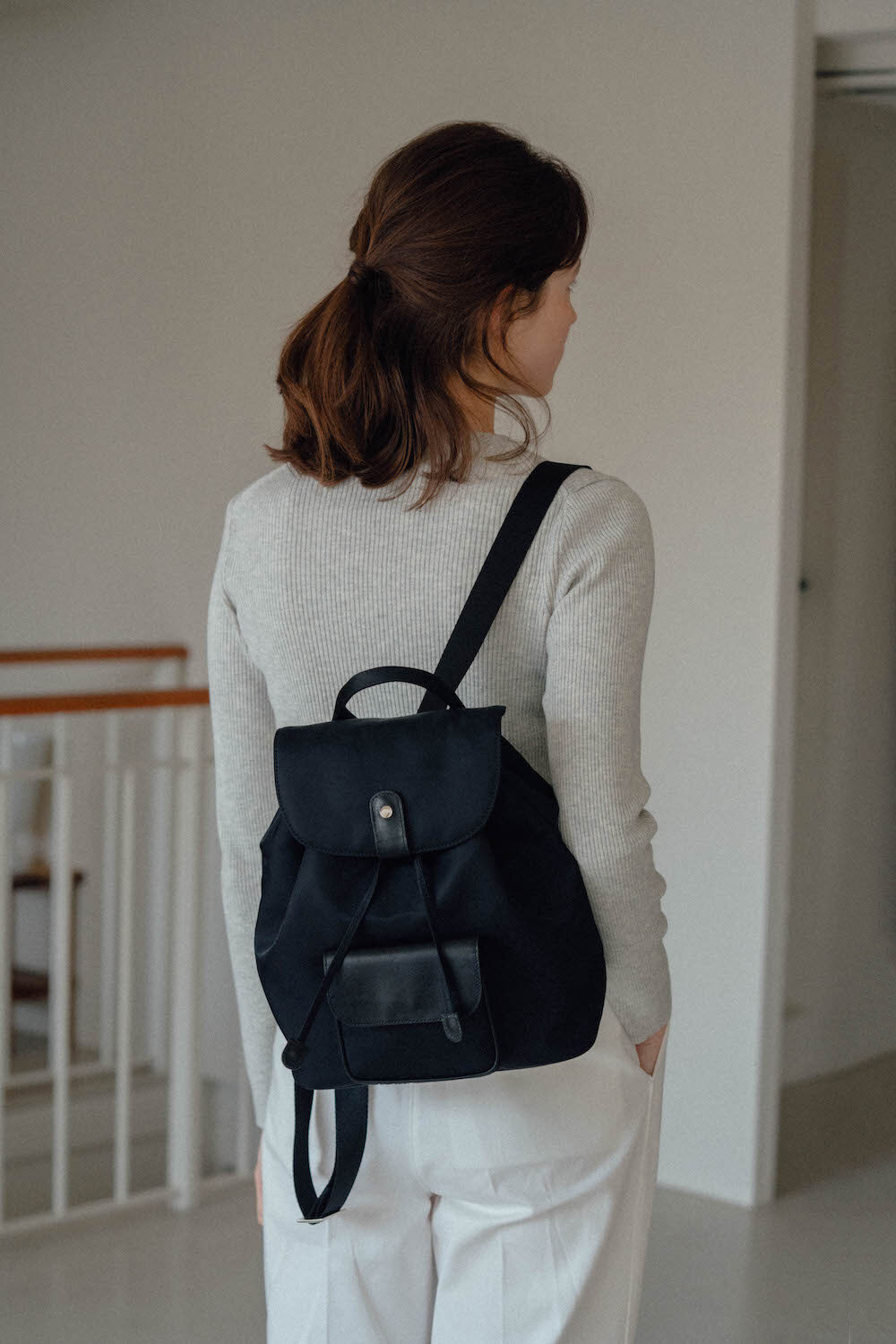 韓国女子に人気★[MUCU AND EBONY] ASSEZDE BACKPACK Assezde Backpack _ Black - MUCU AND EBONY