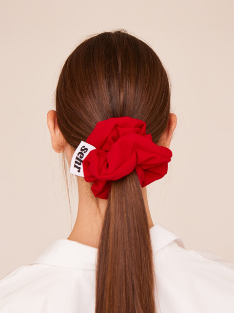  Sehr Red Mood Scrunchie (Red) 