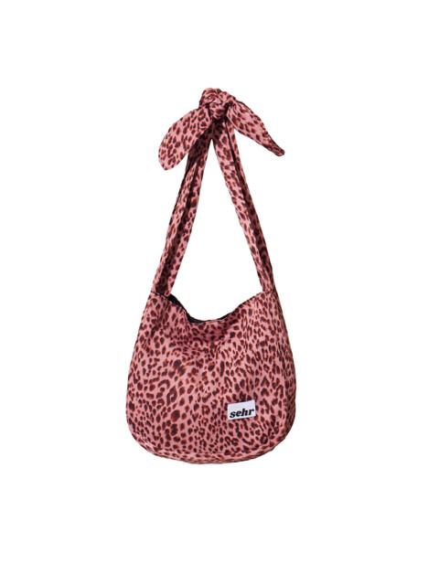  Leopard Tie Mini Bag (Pink)
