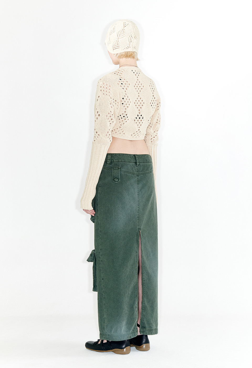 スカート [OPEN YY] CARGO POCKET FIELD SKIRT : 2 COLOR 한섬 EQL