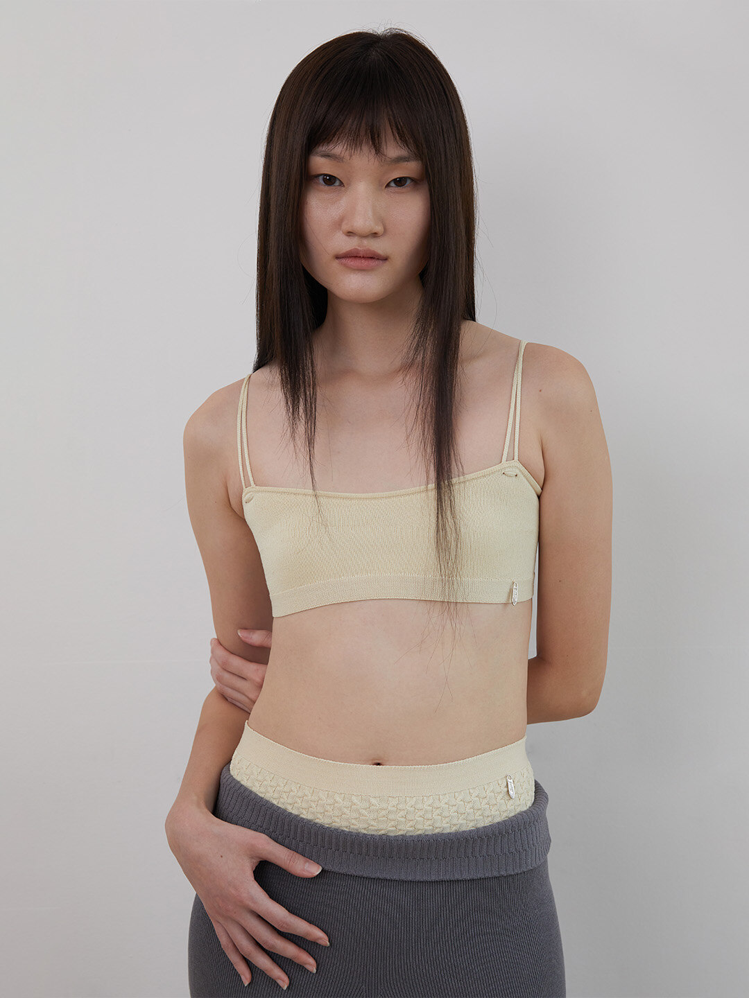 新品 JUUKIFF LACE SHORTS IN MIXED WOOL A/W 24 - Juukiff