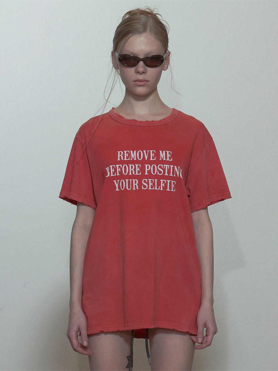 ★SCULPTOR★ Photo Bomber Tee Tomato SC24S266RD 한섬 EQL
