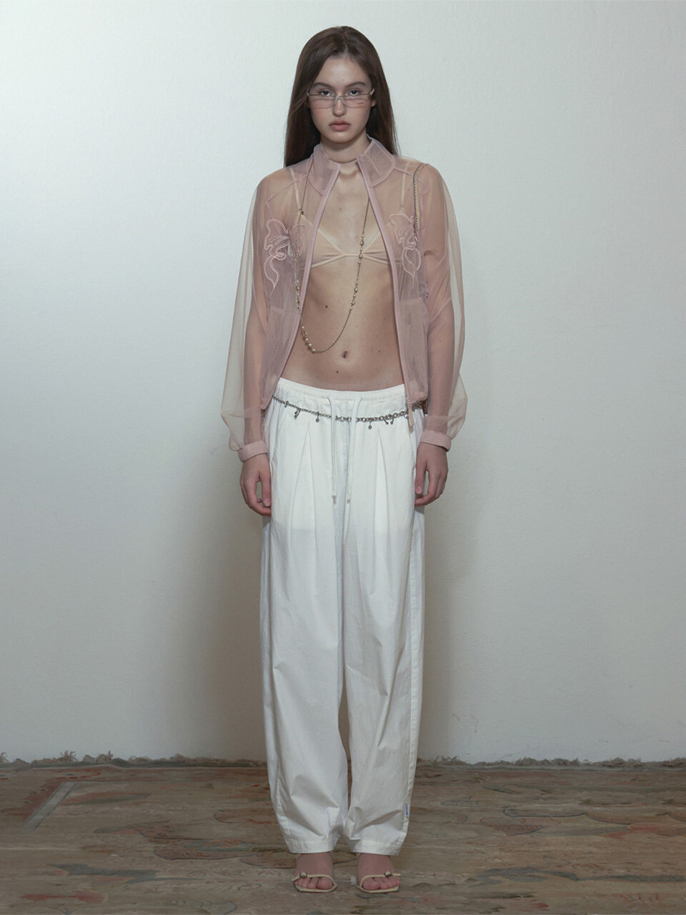 Mesh Sheer Zip-Up Jacket Skin – SCULPTOR JAPAN
