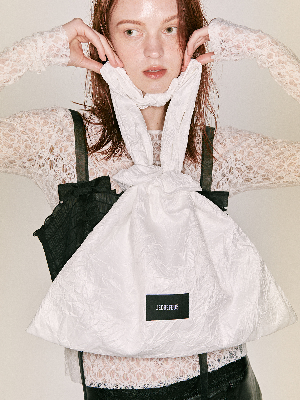 【JEDREFEB5】韓国人気★ Scrunchie large hobo Pleats JEDREFEB5】韓国人気☆ Scrunchie large hobo Pleats (JEDREFEB5