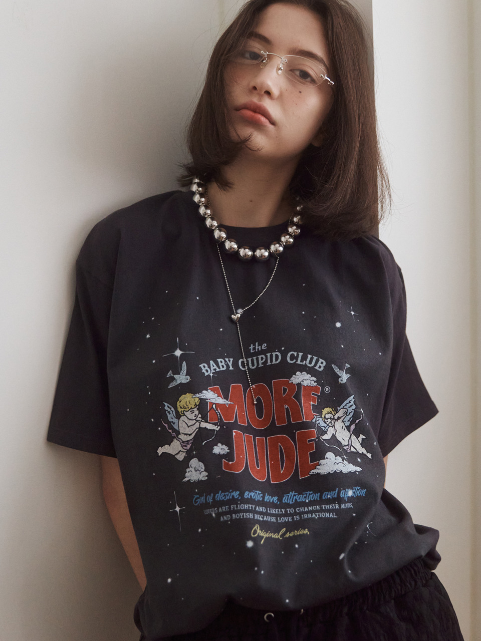 【more jude】 韓国人気★ Shopping bear t-shirt more jude(モアジュード)のレディース Tシャツ・カットソー 人気