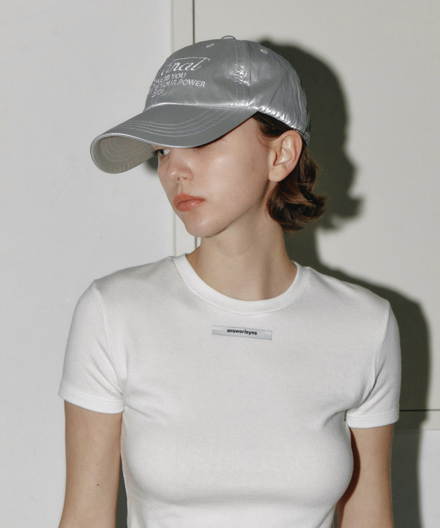 【ANSWER IS YES】 aiy Signal cap silver 한섬 EQL
