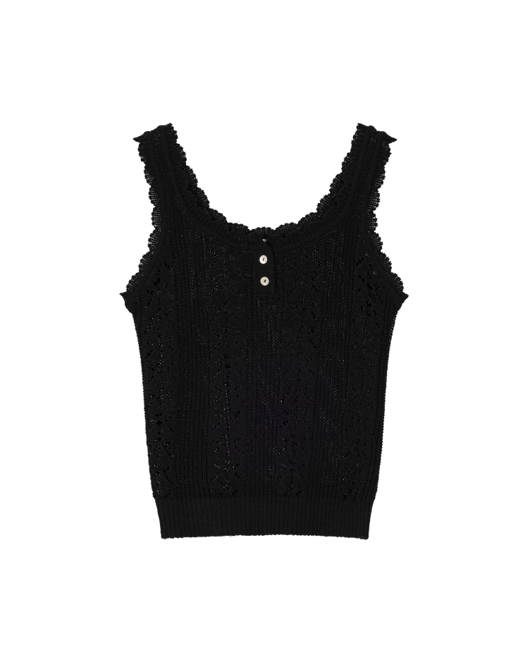 GROVE ♥ KIKO SKASHI KNIT SLEEVELESS /追跡付 한섬 EQL