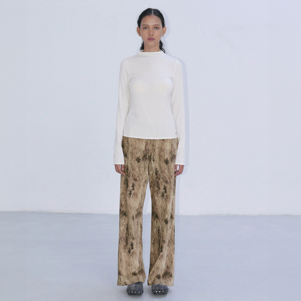 【韓国Enor エンオール】SMUDGE VELOUR BANDING PANTS 6th REORDER] SMUDGE VELOUR BANDING PANTS - EN OR