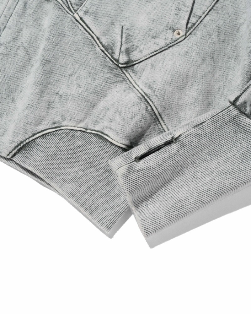 トップス MSCHF BIG POCKET HOODIE_BLEACHED KHAKI ☆MSCHF☆BIG POCKET HOODIE