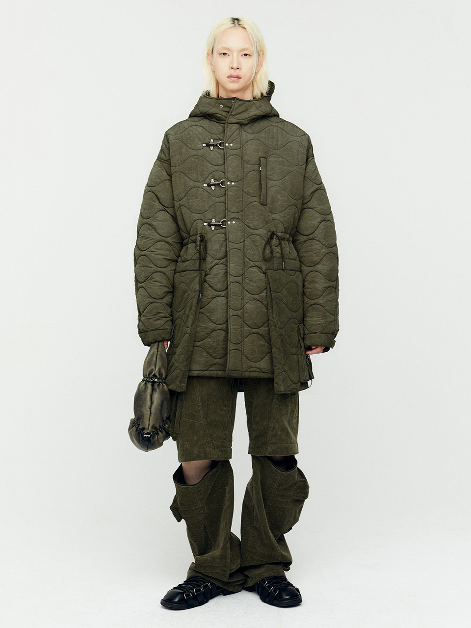【ANDERSSON BELL】 LACE-UP FISHTAIL PARKA awa638m 한섬 EQL