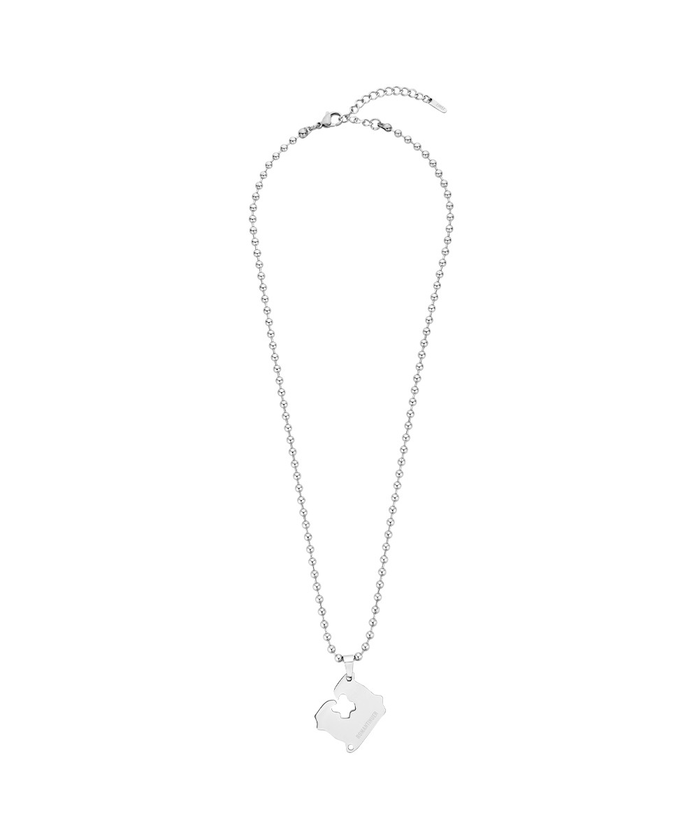 ネックレス・ペンダント ROMANTINUER SN180 Bread Clip Ball Chain Necklace 한섬 EQL