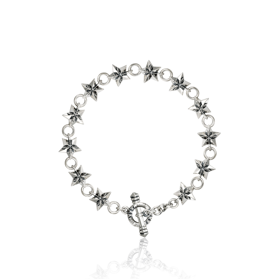 ブレスレット SCUDO Holi Star Bold Bracelet SBN. 24F8 𝐒𝐂𝐔𝐃𝐎 | SCUDO STAR LINE SBN. 24F8 Holi Star Bold
