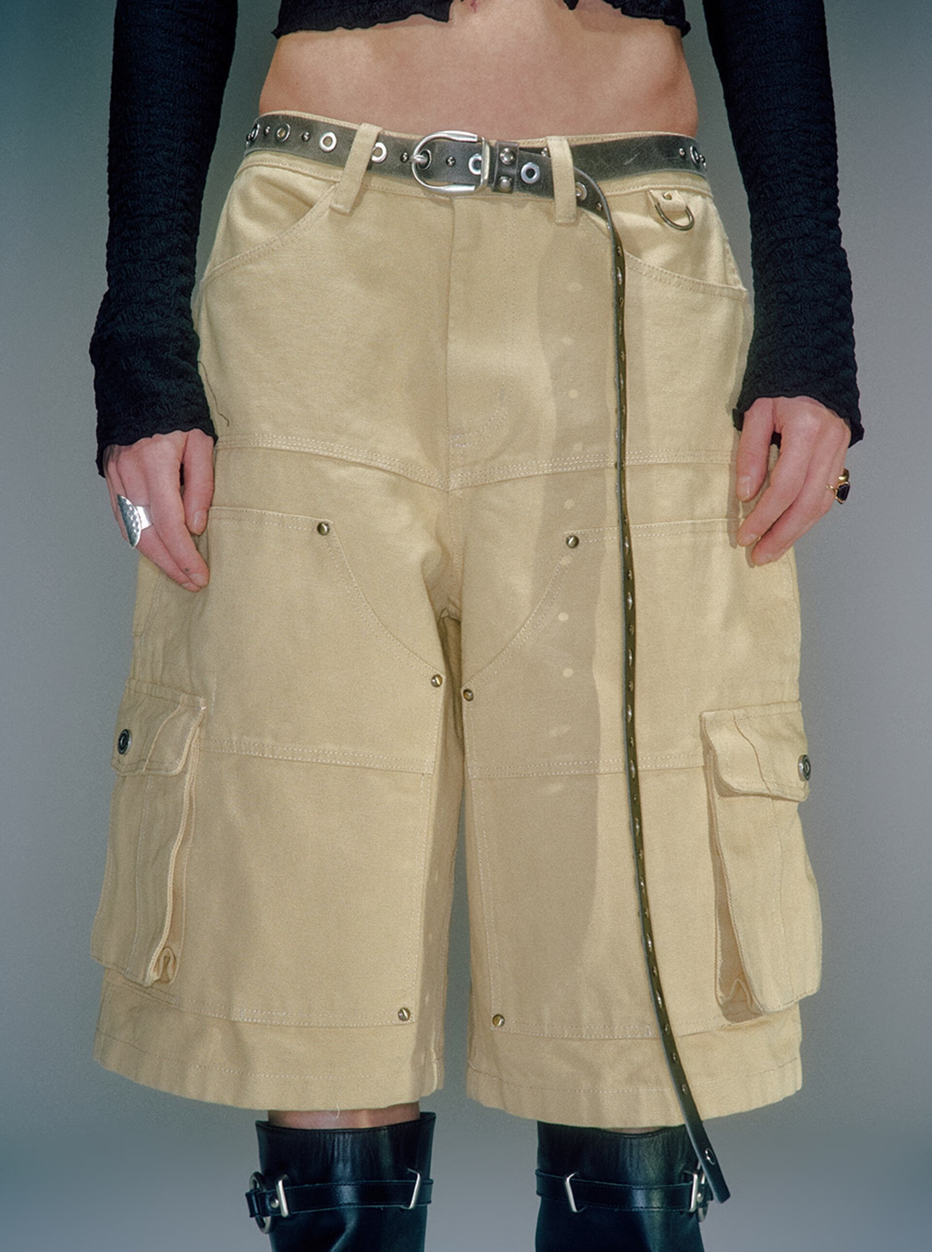 韓国商品/FRITUR Lace Cargo Pants 한섬 EQL