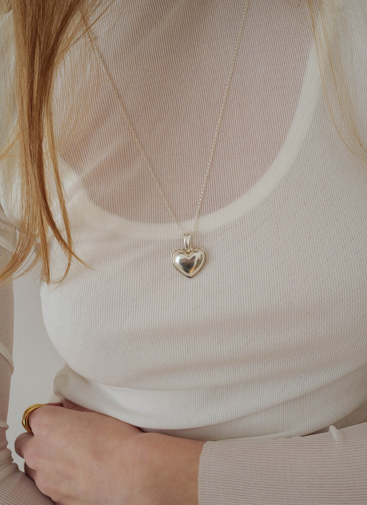 韓国人気【leeENoir】Dot Toggle Pearl Necklace/追跡付 ドット トグル パール ネックレス / Dot Toggle Pearl Necklace