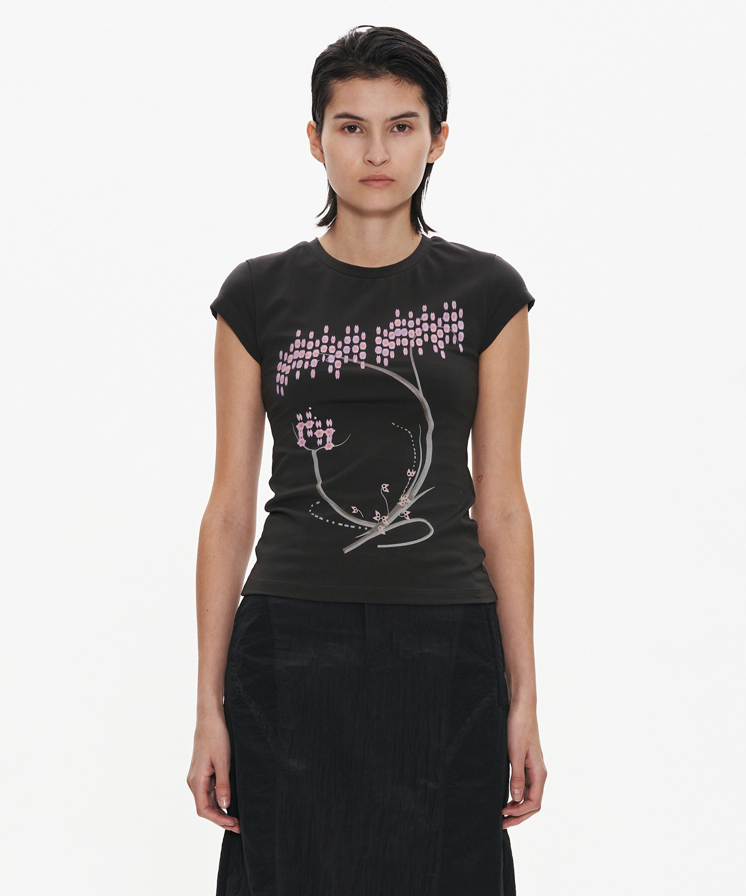【WELLBEING EXPRESS】 Bubble Tree Half Sleeve / 追跡付 한섬 EQL