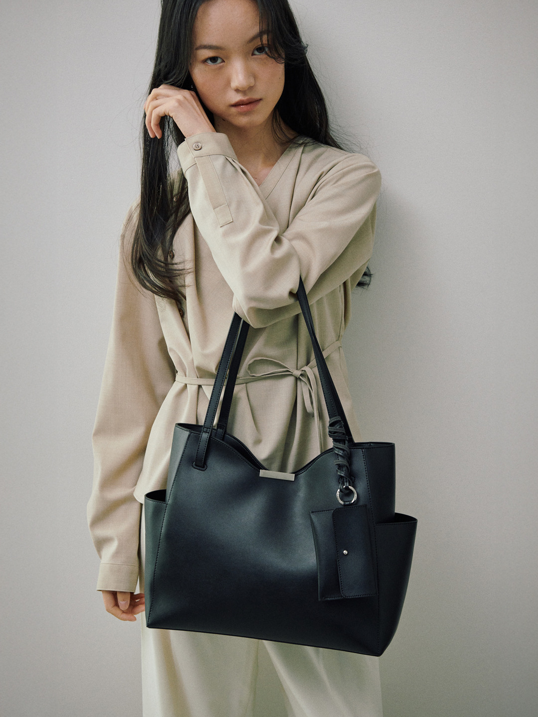 ★韓国大人気★be my mood★LOAD MIDDLE BAG★送料・関税込★ be my mood]高級ムード☆HOBO Bag load middle - 3colors (be my