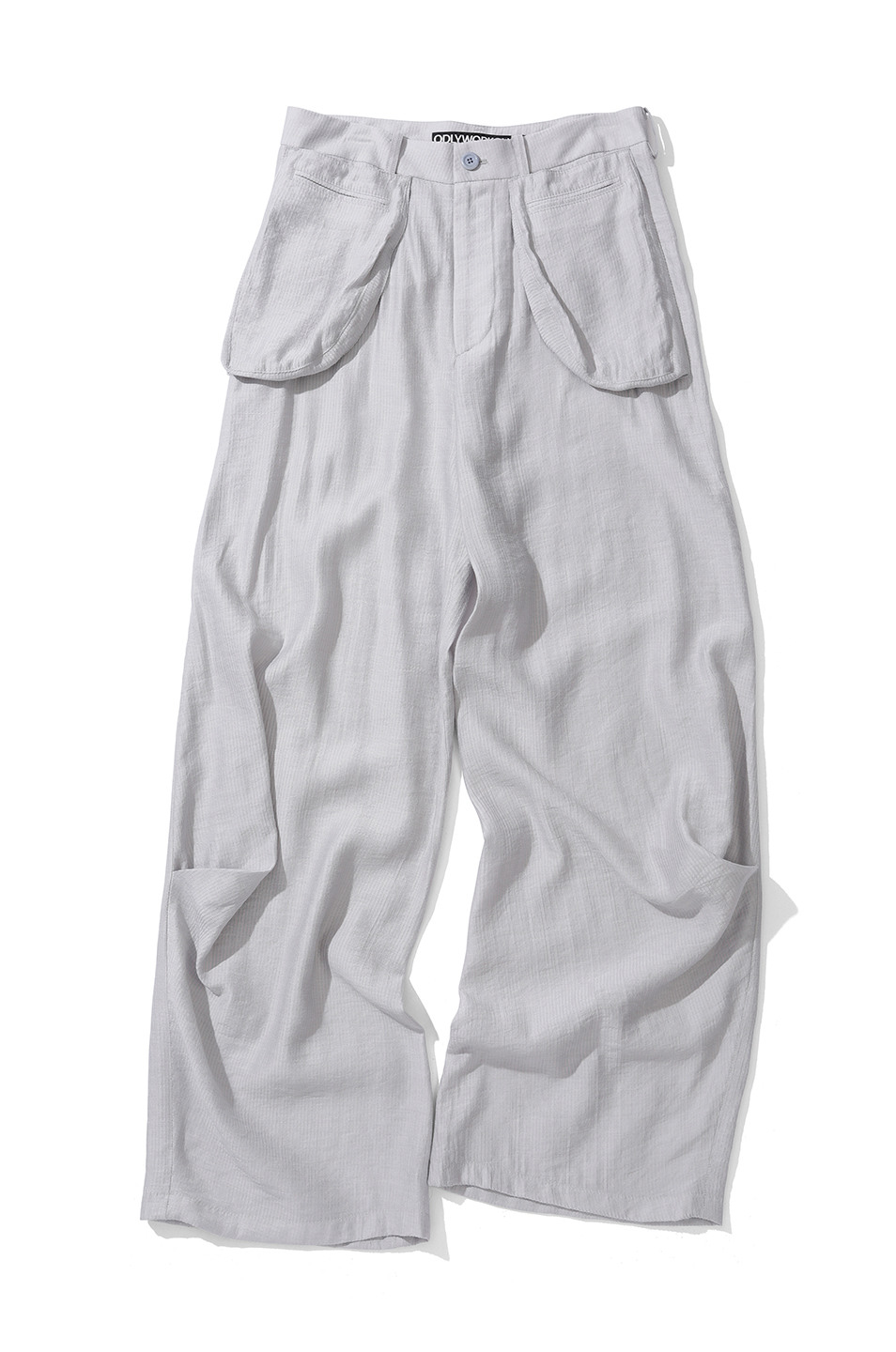 ☆韓国の人気☆【ODLYWORKSHOP】☆Knee Dart Trouser.s☆ Knee Dart Trouser in Washed Army – 6397