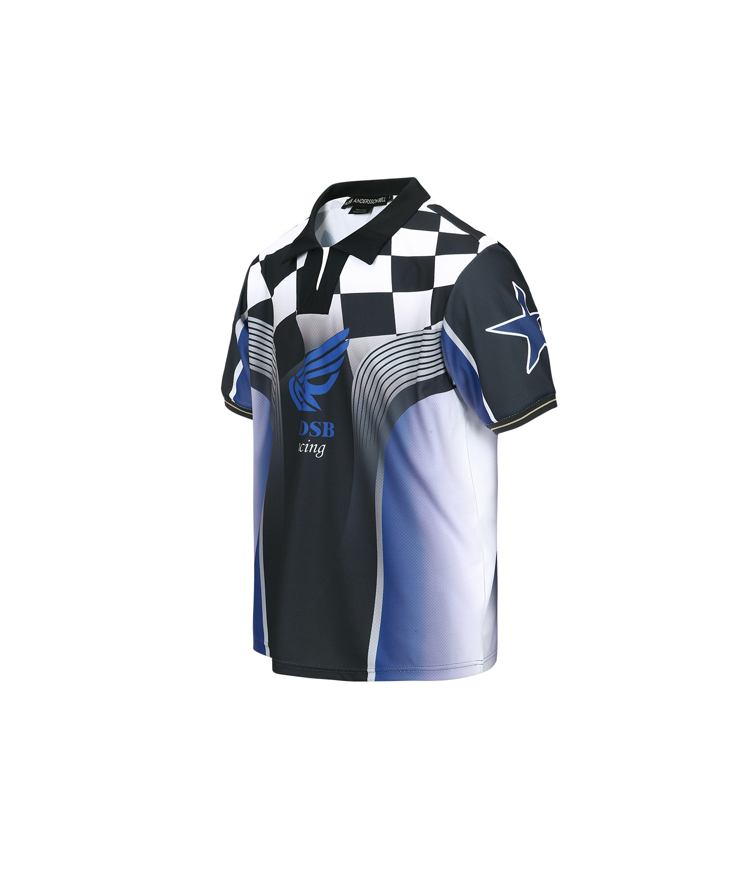 [Andersson Bell] CHECKERBOARD RACING T-SHIRTS★韓国人気 한섬 EQL