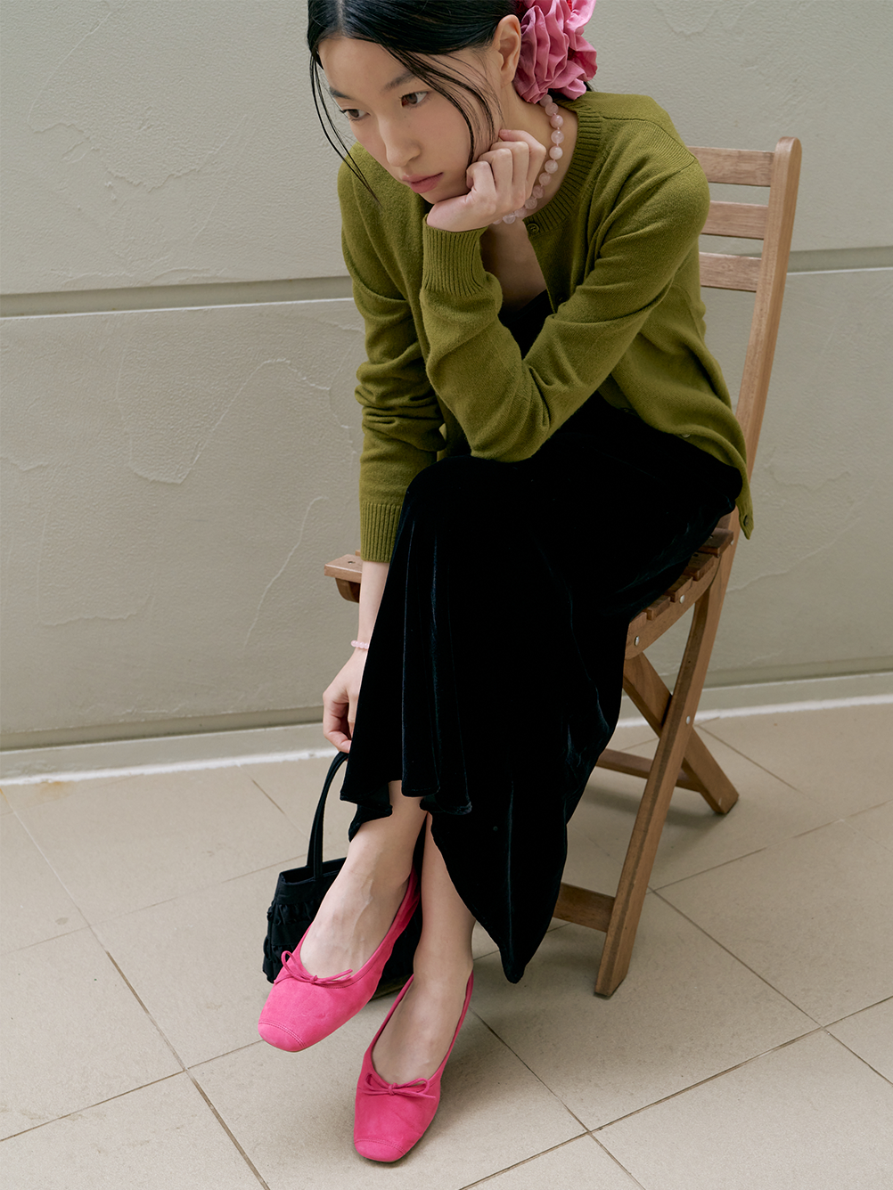 フラットシューズ REQINS Harmony Fuchsia Reqins Harmony Fuchsia Ballet Flats – Robindira Unsworth