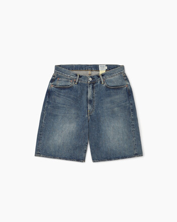 Ridge Denim Short Mid Blue