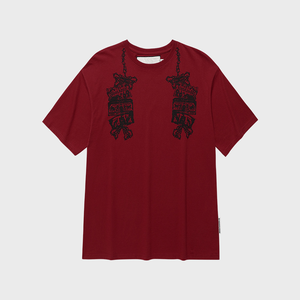 Tシャツ・カットソー THEVINYLHOUSE CHAIN RIBBON TEE 5FT2290 한섬 EQL