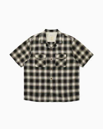 Shadow Plaid S/S Shirt Bark