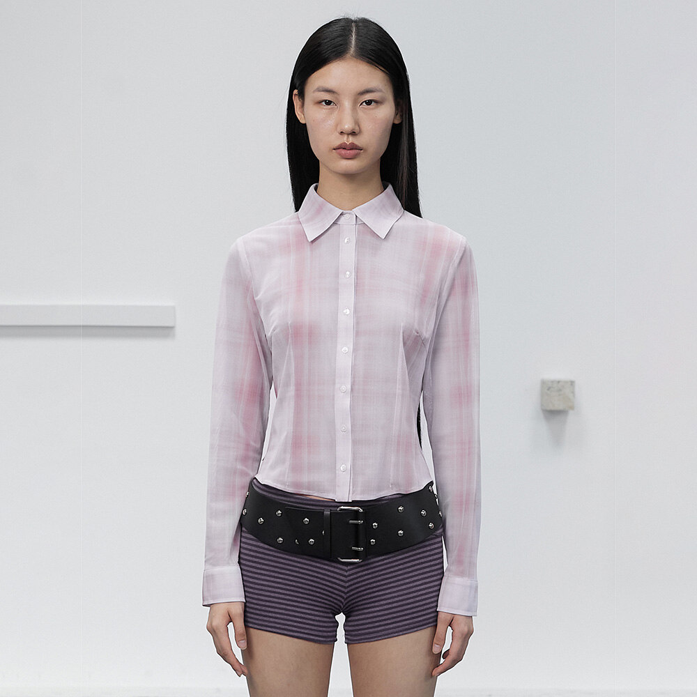 [CERRIC] BACK OPEN HALF TOP ☆送料込☆ 한섬 EQL