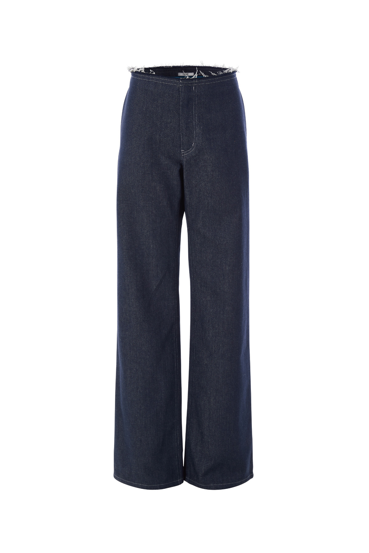 polysooem★韓国★人気★WARM STUDDED WASHED JEANS, BLACK WARM STUDDED WASHED JEANS, BLACK - polysooem