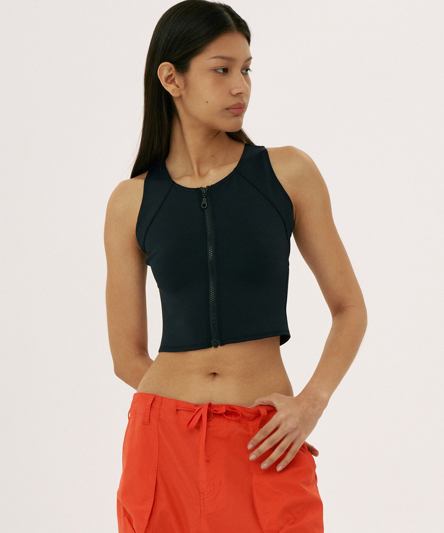 【WELLBEING EXPRESS】 Active Zipup Sleeveless / 追跡付 한섬 EQL