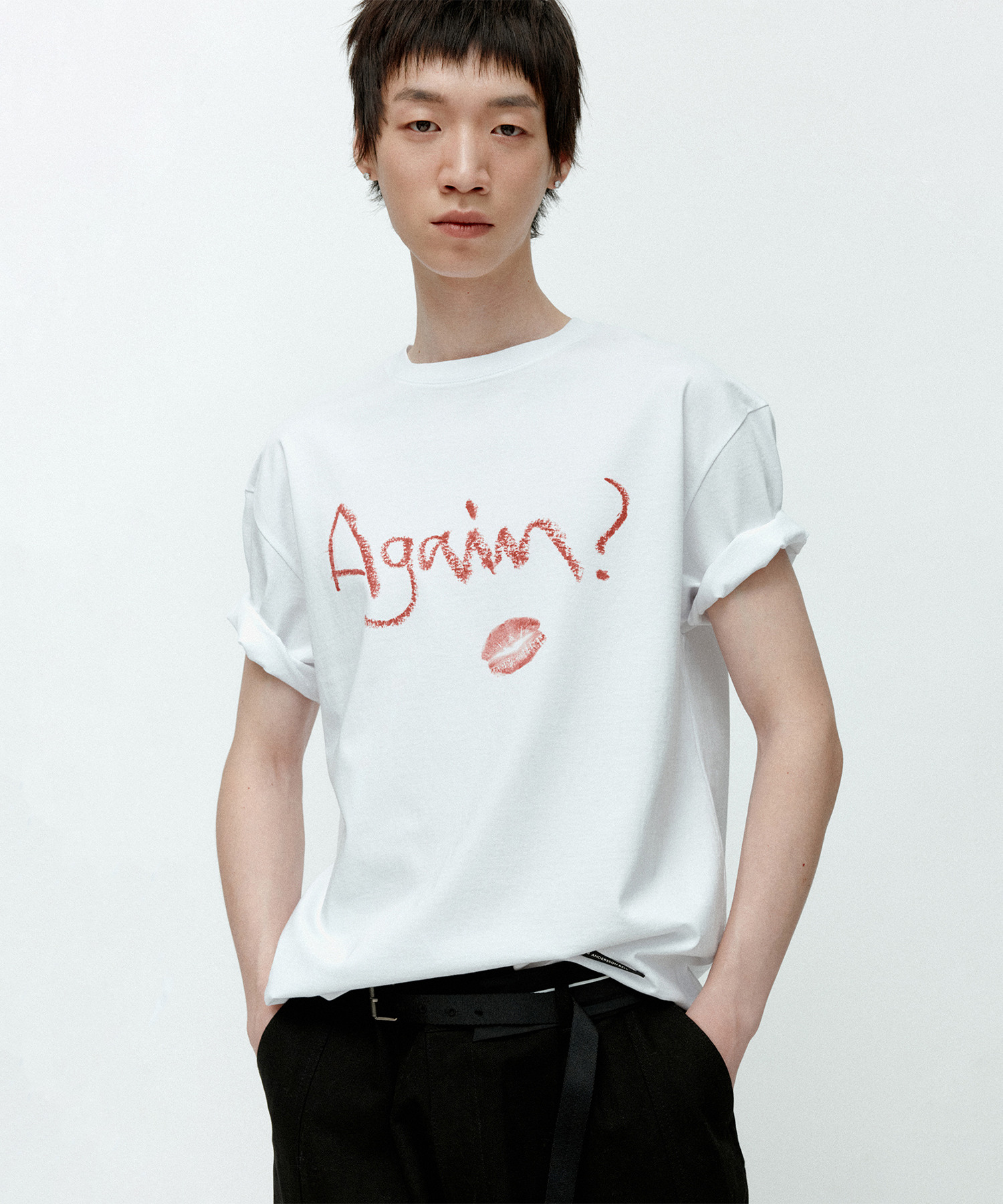 [Andersson Bell] CHECKERBOARD RACING T-SHIRTS★韓国人気 한섬 EQL