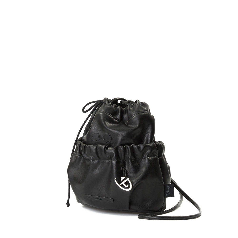 ショルダーバッグ・ポシェット [Disney X Rawrow] Cross Leather 702 (Black) 로우로우 레더 크로스백 RCR7025BKZF