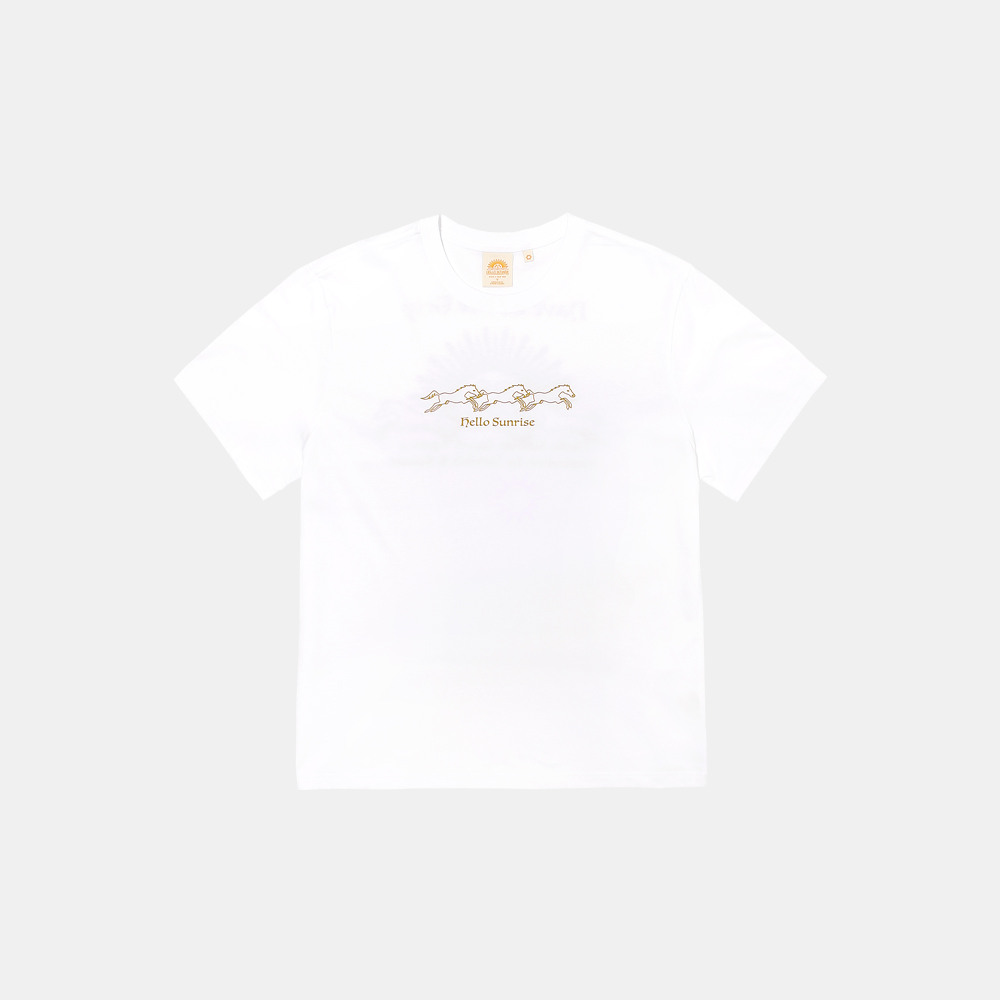 【HELLO SUNRISE】 HS Travelling Horse Tee /追跡付 한섬 EQL