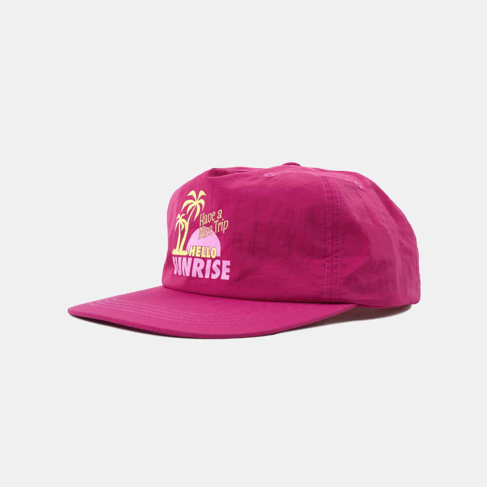 【HELLO SUNRISE】90s Palm Tree Relaxed Fit 5Panel Cap/追跡付 한섬 EQL