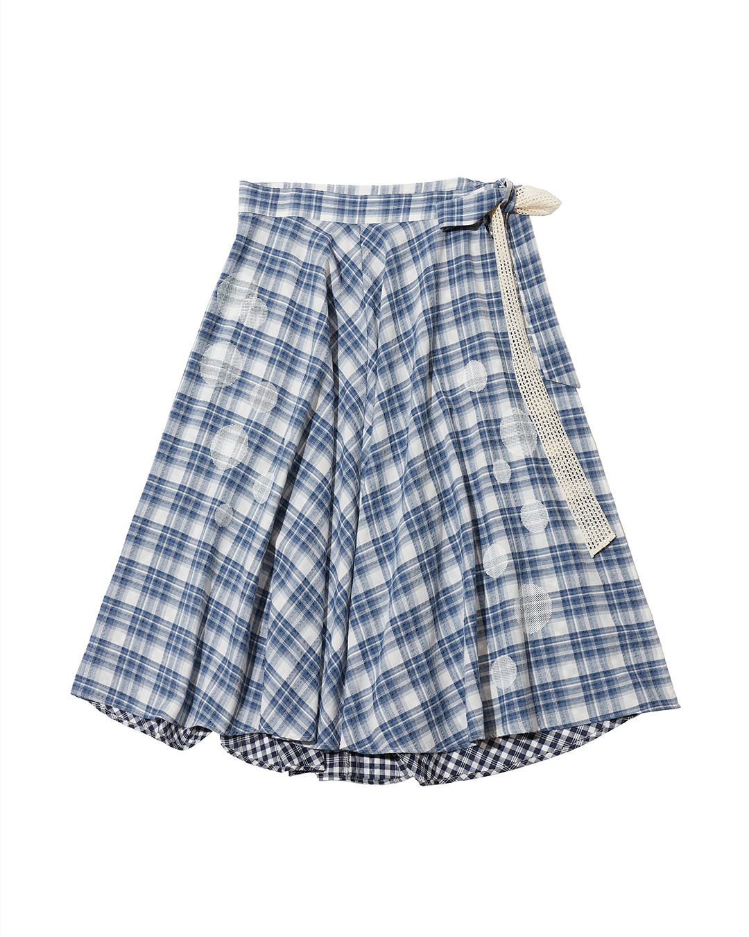 [THE MUSEUM VISITOR]★韓国人気★CHECK BUBBLE WRAP SKIRT 韓国商品/THE MUSEUMVISITOR CHECK BUBBLE WRAP SKIRT (THE